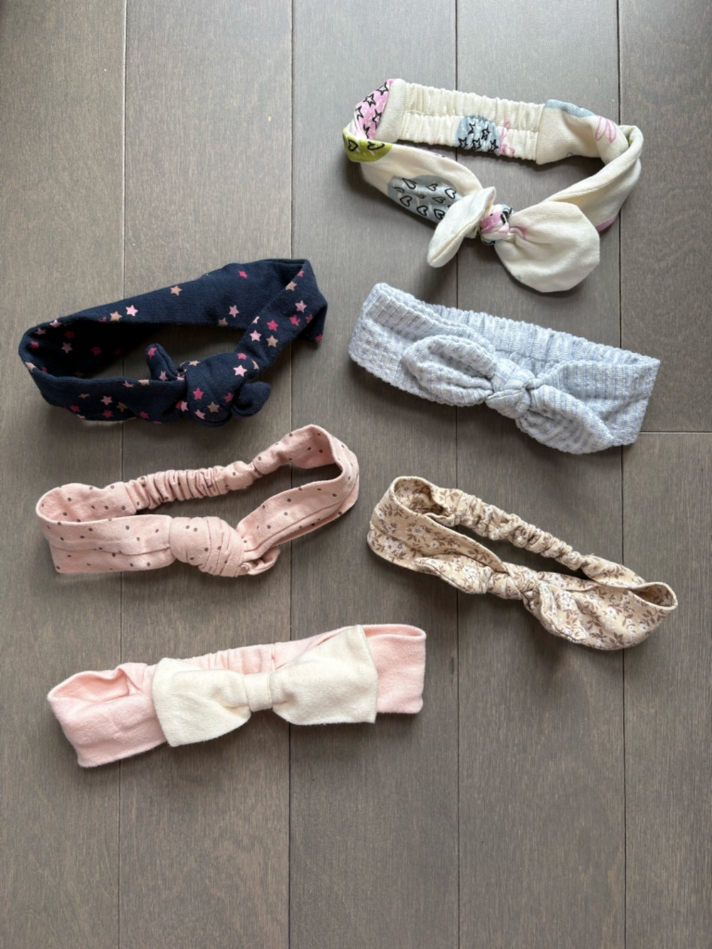 Baby Girl’s Headband Set of 6, 0-6M